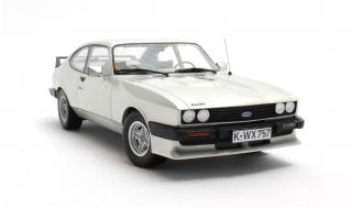 Ford Capri 2.8 Turbo 1981 Silver met. Cult Scale Models 1:18 Resinemodell (Türen, Motorhaube... nicht zu öffnen!)